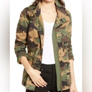 Madewell Dispatch Jacket in Camo Camouflage Faded Birch